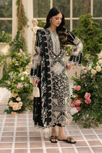 BIL06 Lawn Embroidered 3pc Suit With Bamber Chiffon Embroidered Dupatta